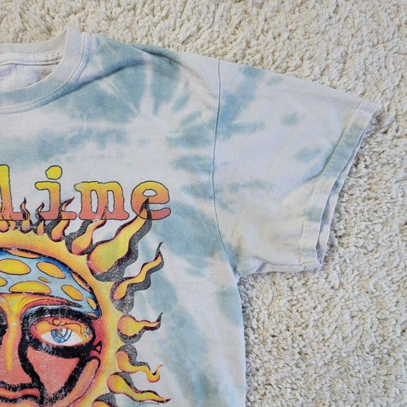 Sublime Long Beach Tie-Dye T-Shirt Medium Band Tee Soft Cotton Unisex Top - Picture 11 of 11